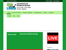 Tablet Screenshot of ligue-moto-bretagne.com